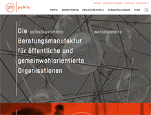 Tablet Screenshot of gfa-public.de